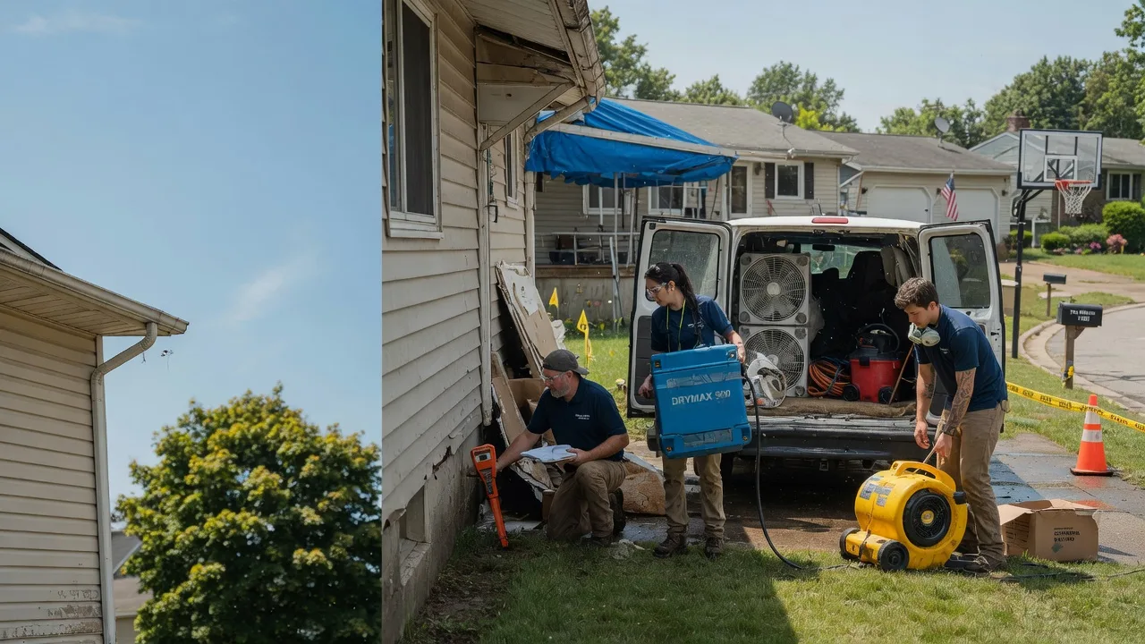Ceiling Leak Cleanup in Bryant, WI near me
