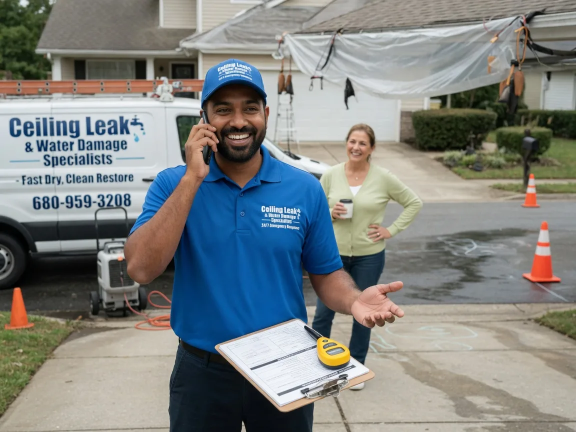 Ceiling Leak Cleanup Bryant, WI FAQs